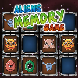 Aliens Memory Game