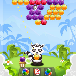 Bubble Shooter Raccoon