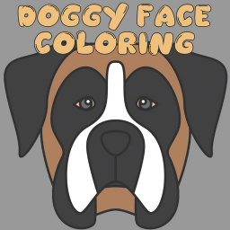 Doggy Face Coloring