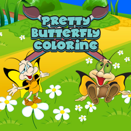 Pretty Butterfly Coloring