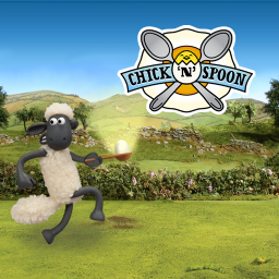 Shaun The Sheep Chick n Spoon